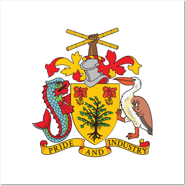 Barbados Coat of Arms Wall Art by IslandConcepts